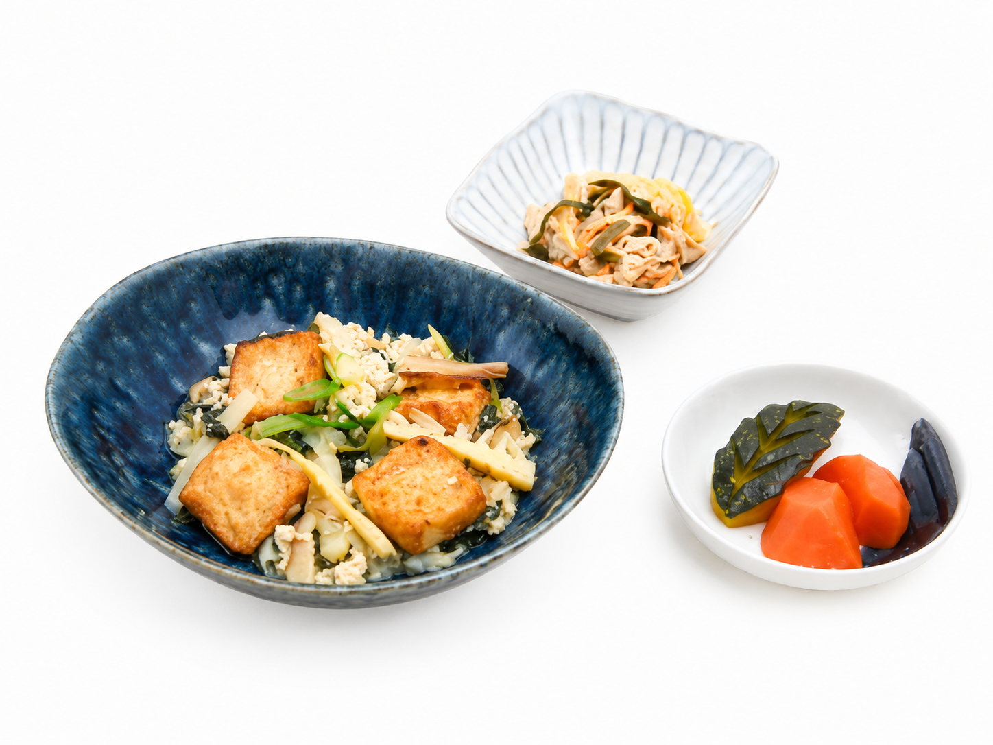 厚揚げとそぼろの和風煮